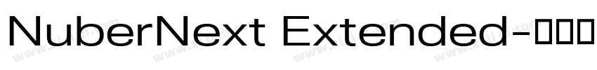 NuberNext Extended字体转换